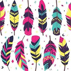 Imagem de Papel de Parede Penas Hippie