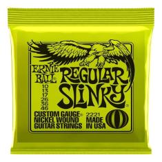 Imagem de Encordoamento Ernie Ball Guitarra 010-046 Regular Slink Niquel P02221