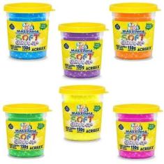 Imagem de Massinha De Modelar Soft Glitter 6 Cores 07399 - Acrilex