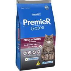 Imagem de Ração Para Gatos Premier Adulto Pelos Longos Frango 500G - Premierpet