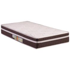 Imagem de Colchão Solteiro Ortopédico D28 / EP Anatômico Orthoface Vip Euro Pillow Brown (88x188x25) - Polar