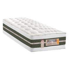 Imagem de Colchão Solteiro Molas Bonnel Silver Star Air Double Face Euro Pillow (88x188x34) - Castor