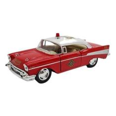 Imagem de Miniatura Chevrolet Bel Air 1957 Bombeiro Metal 1:40 - Kinsmart