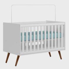 Imagem de Berço Americano Q Encanto 3820 Retrô Branco Brilho – Qmovi