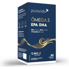Imagem de Ômega 3 Epa Dha- Vit. E- 1.411Mg De Ômega 3- 60 Softgel - Pura Vida