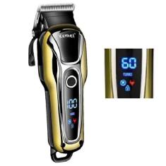 Imagem de Maquina De Cortar Cabelo Sem Fio Turbo Profissional Km-1990