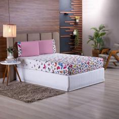 Imagem de Jogo De Cama Refúgio Solteiro Percal 100% Algodão Luxo 2 Pçs