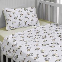 Imagem de Jogo de Cama Tecebem Malha Mini Cama(Montessoriana) Lili 3 Peças Perola