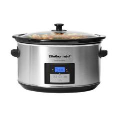 Imagem de Fogão lento Elite Gourmet MST-900D Digital 8,5 L inoxidável