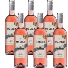 Imagem de Vinho peterlongo manolo rosé suave 750ml c/6