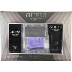 Imagem de Cx De Presente Masculino Guess Seductive Homme Guess Eau De Toilette Spray 100 Ml + Desodorante Body Spray 177 Ml + Gel De Banho 200 Ml