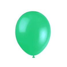 Imagem de Balão de Látex Verde - 9 Polegadas - 50 Unidades