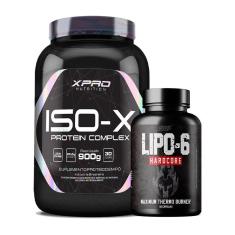 Imagem de Kit Termogênico Lipo 6 Black - Nutrex + Whey Protein Iso - X Complex 900g - XPRO Nutrition-Unissex
