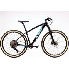 Imagem de Bicicleta Aro 29 Ksw Xlt 12v Garfo com Trava K7 11/50 Freios Hidráulicos Kit 1x12 - Preto\Azul