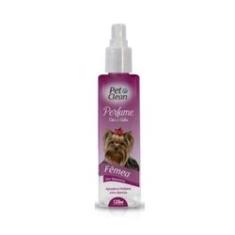 Imagem de Perfume Para Cães E Gatos Fêmea Pet Clean 120 ml Pós Banho