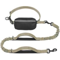 Imagem de Coleira Para Cães Sem Mãos Iyoshop Com Bolsa Com Zíper E Amortecedor