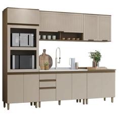 Imagem de Cozinha Modulada Connect 11 Duna/cristal - Henn