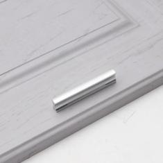 Imagem de Armário de cozinha alças de armazenamento armário guarda-roupa cômodas cromo preto prata maçaneta da porta gaveta puxa botões ferragem, 201,64mm dois, tom