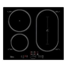 Imagem de Cooktop Inducao 4 Bocas Vitroceramico 220v 59x52cm - Midea, Preto, 220