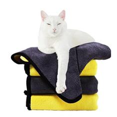 Imagem de Toalha de Banho Absorvente para Cães, Produtos para Banho e Banho, Secagem Rápida, Macia e Fofa, Lavável na Máquina, Toalha para Animais de Estimação para Cães, Gatos e Animais