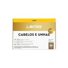Imagem de Vitaminas Cabelos e Unhas, Dourados, Lavitan, 30 cápsulas