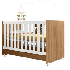 Imagem de Berço Mini Cama 2 Em 1  Nature Branco Plla