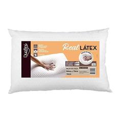 Imagem de Travesseiro Real Látex Alto Duoflex  Para fronha 50cmx70cm Espuma 100% látex