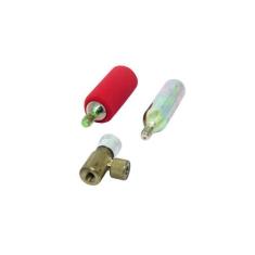 Imagem de Kit P-encher Pneu Bering (bikes) Valv + 2 Garrafas Co2 16g f016