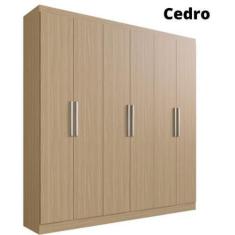 Imagem de Guarda Roupa  Herval Ph 1127 - Cor Cedro - Com Espelho