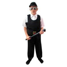 Imagem de Fantasia Policial Infantil De Menino Profissão Segurança Bope FBI Unif