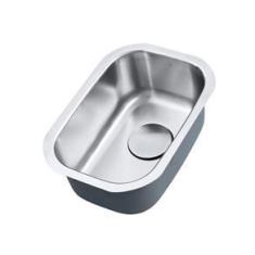 Imagem de Cuba De Embutir Aço Inox 1mm Escovado C112 31,7x45,7x17,8 Cm