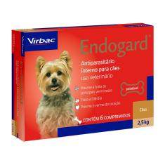 Imagem de Endogard Virbac Cães 2,5kg - 6 Comprimidos
