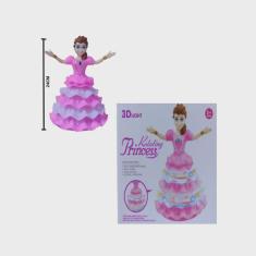 Imagem de Boneca Dança Princesa Bate E Volta Musical Com Luzes  Funcionar A Pilh