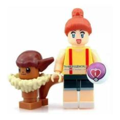 Imagem de Boneco Blocos De Montar Pokémon Eevee Pikachu - Mega Block Toys