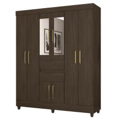 Imagem de Guarda Roupa Casal Munique 8 Portas e 2 Gavetas com Espelho - Demóbile