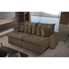 Imagem de Sofá 2,50M Retrátil E Reclinável Texas Com Molas Ensacadas 4 Lugares F