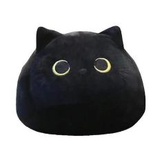 Imagem de 40cm bonito gato preto boneca de pelúcia desenhos animados empalhado animal bonito B