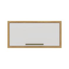 Imagem de Armário Aéreo De Cozinha Com 1 Porta Basculante 100% Mdf Syrah Rio Doce Amendoa-branco
