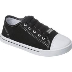 Imagem de Tênis Infantil Confortável Lançamento Star Original - D-Fashion, Preto