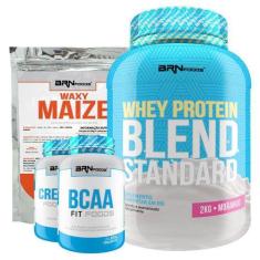 Imagem de Kit Blend Standard 2Kg + Bcaa 100G + Creatina 100G + Waxy Maize 800G -
