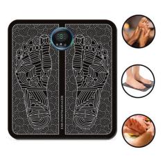 Imagem de Massageador Tapete Pulso Elétrico Perna Pés  Tela Digital - TAPETE MAS