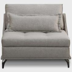 Imagem de Sofá Chaise Longue Para Sala Living Abby T03 Linho Urano - Lyam Decor