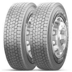 Imagem de Kit 2 Pneu 295/80R22.5 Pirelli 152/148M Itineris Drive M+S