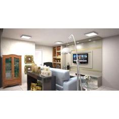 Imagem de Painel Plafon LED 18w Quadrado Luminaria Sobrepor Branca Luz Quente