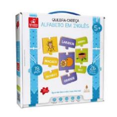 Imagem de Quebra Cabeça Alfabeto Em Inglês Brincadeira De Criança