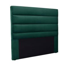 Imagem de Cabeceira Cama Box Casal 140 cm Arles Veludo Verde S04 - D`Rossi