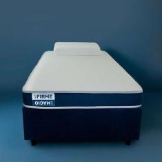 Imagem de Cama Box Com Colchão Solteiro Guldi Duplo D28 E 1 Travesseiro Guldi So