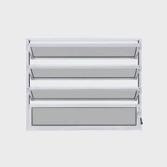 Imagem de Janela Basculante 1 Secção Central Topsul Vidro Mini Boreal 80x80cm Esquadrisul