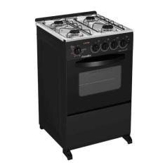 Imagem de Fogão à Gás Esmaltec Caribe 4112 Preto Forno 53,2L GLP - Bivolt , Bivo
