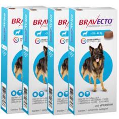 Imagem de Bravecto 20 a 40 kg Antipulgas e carrapatos para Cães De 20 A 40 kg - kit com 4
